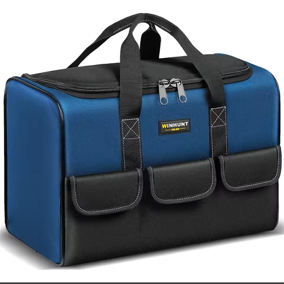 Square Tool Bag Large Capacity Waterproof Organizer With Multi Pockets For Electrician Tools 7