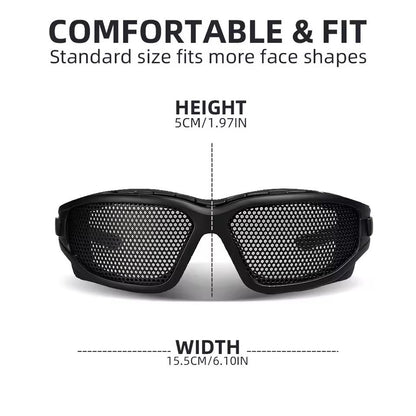 SteelMesh Tactical Goggles  AntiImpact MilitaryGrade Eye Protection For Airsoft Paintball  Hunting 1
