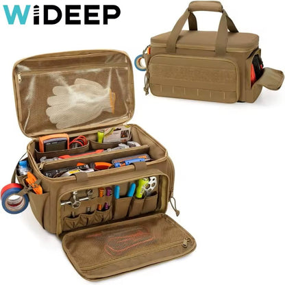 Heavy Duty Tactical Tool Bag 14 Inch Portable Organizer With Non Slip Base 1