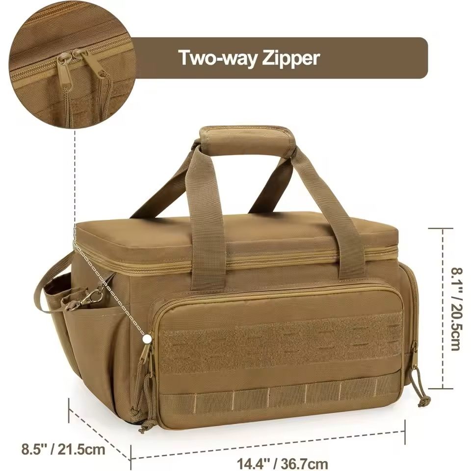 Heavy Duty Tactical Tool Bag 14 Inch Portable Organizer With Non Slip Base 3
