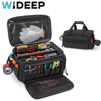 Heavy Duty Tactical Tool Bag 14 Inch Portable Organizer With Non Slip Base 4