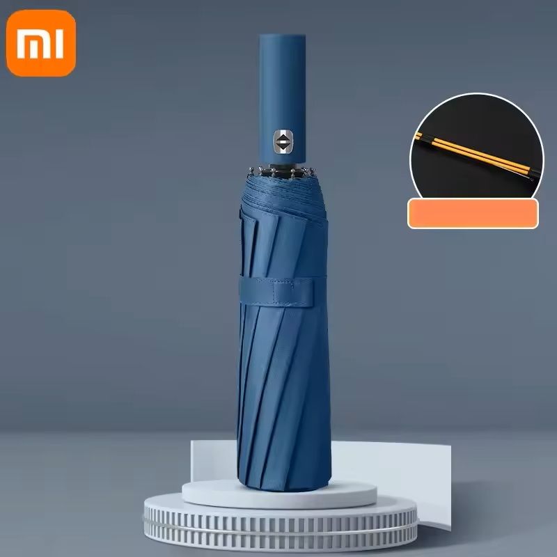 24Bone Automatic Umbrella  Durable Windproof  UVProtective Compact Canopy 2