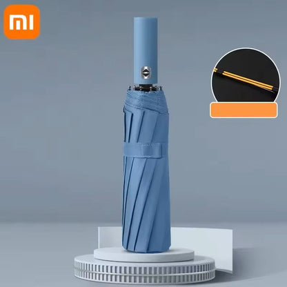 24Bone Automatic Umbrella  Durable Windproof  UVProtective Compact Canopy 10