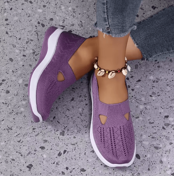 Breathable SlipOn Sports Sneakers Lightweight Trendy For Womens 4