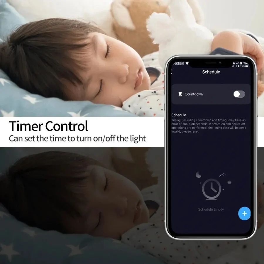 LED Smart Bulb RGB Tuya Lamp Dimmable Ampoule LED Light With Bluetooth APP Control Music Sync 4