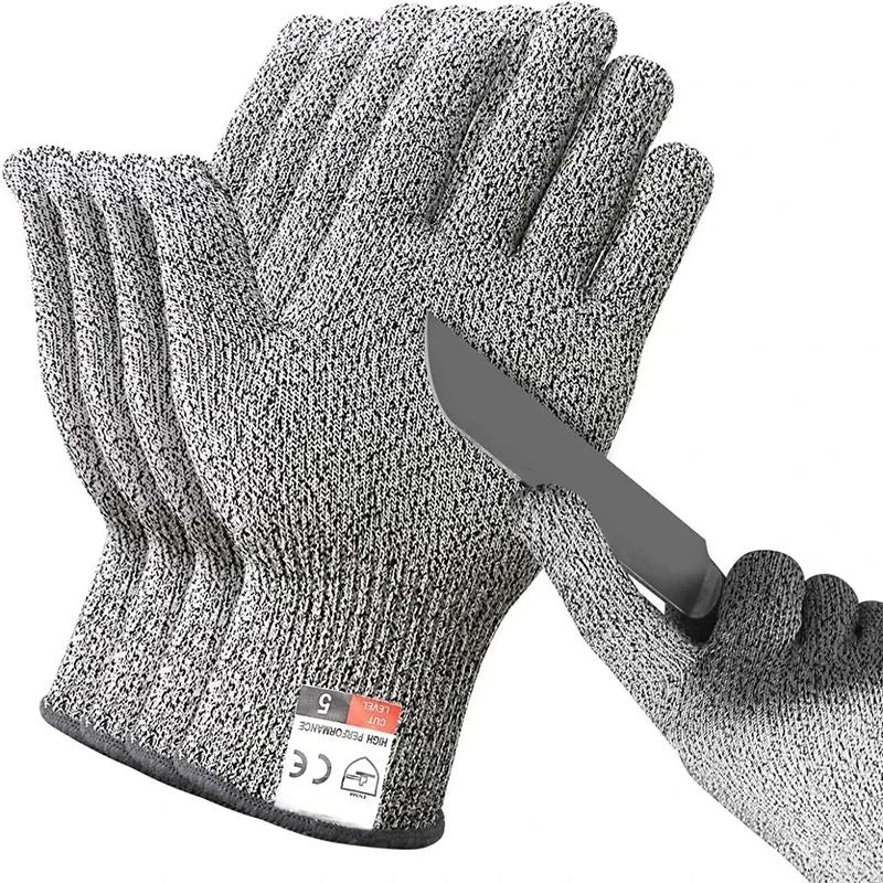Multi Purpose Safety Gloves, Cut Resistant, Anti-Scratch, Non-Slip Gloves for Kitchen, Industry, and Glass Handeling