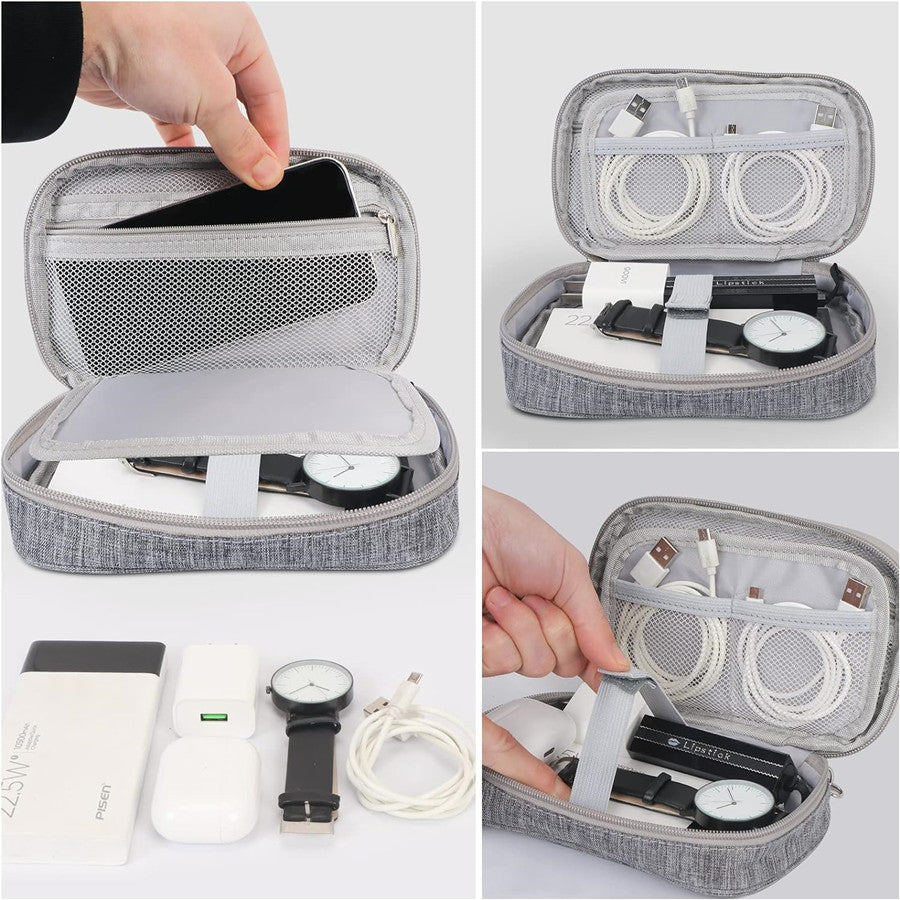 Travel Electronic Organizer Pouch Wholesale USB Cable Storage Bag For Digital Chargers  Wires 4