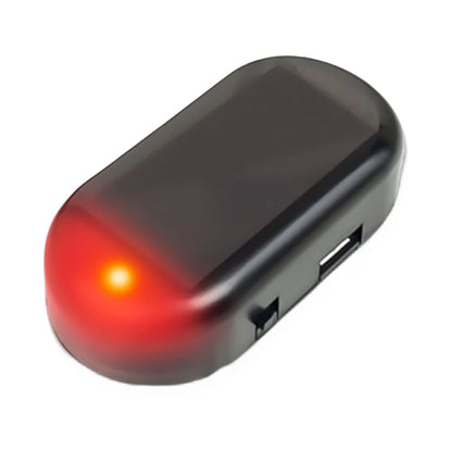 Solar Powered Car Fake Security Light  Super Bright Flashing Imitation Alarm Lamp Wireless AntiThef 9