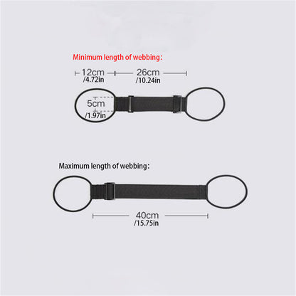 Adjustable Bungee Luggage Strap, Elastic Suitcase Belt for Travel Security & Convenience