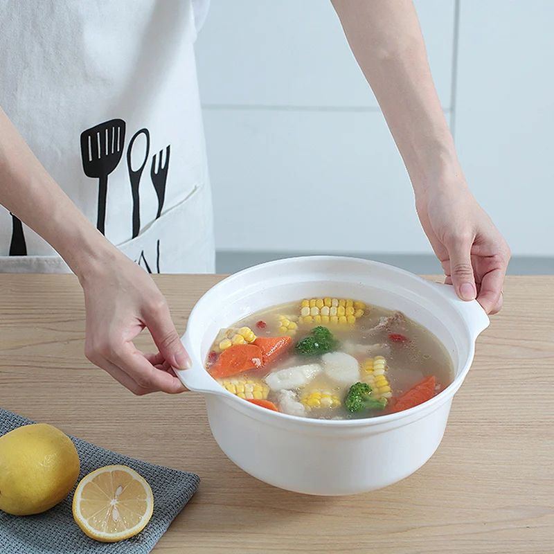 GIANXI Microwave Oven Special Box Heated Soup Pot Steam Rice  Buns With Lid Ecofriendly Food Grade  5