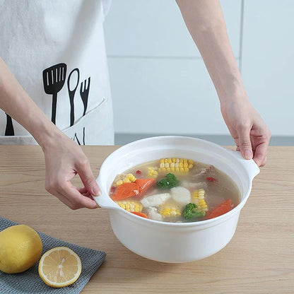GIANXI Microwave Oven Special Box Heated Soup Pot Steam Rice  Buns With Lid Ecofriendly Food Grade  5