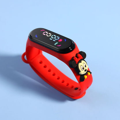 Fashion Mickey  Spiderman LED Kids Watch Waterproof Sports Bracelet For Girls  Women 1