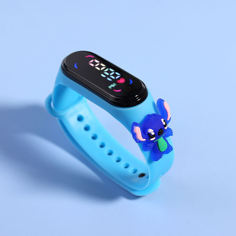 Fashion Mickey  Spiderman LED Kids Watch Waterproof Sports Bracelet For Girls  Women 2