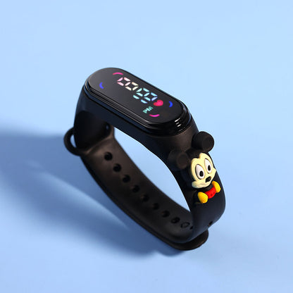 Fashion Mickey  Spiderman LED Kids Watch Waterproof Sports Bracelet For Girls  Women 7