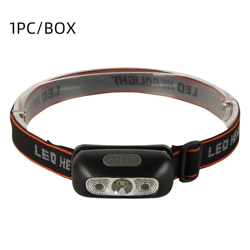 Hand Motion Sensor Mini Headlamp USB Rechargeable LED Induction Headlight Waterproof Outdoor Campin 6