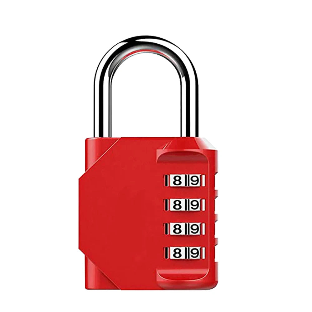 Waterproof Combination Lock 4Digit Resettable Heavy Duty Padlock For Outdoor Use 6