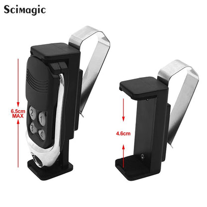 New Car Key Clip Holder Adjustable Sun Visor Mount For Garage Door Remote Control Universal Garage  5