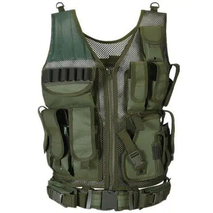 Adjustable Molle Tactical Vest Security Combat Body Armor Vests For Airsoft CS Game Hunting Army Ou 8