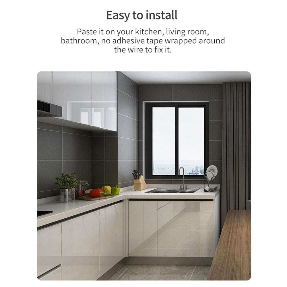 Smart WiFi Water Leak Detector App Remote Monitoring Flood Sensor For Kitchen  Bathroom  Home Assis 2