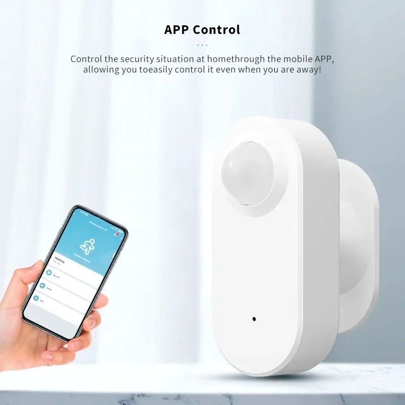 Smart Zigbee WiFi Motion Presence Sensor PIR Detection AppControlled Security Alarm For Smart Home  3