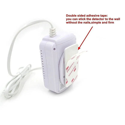 Natural Gas Leak Detector With Voice Warning Independent Kitchen Alarm Kit Featuring LCD Display 4