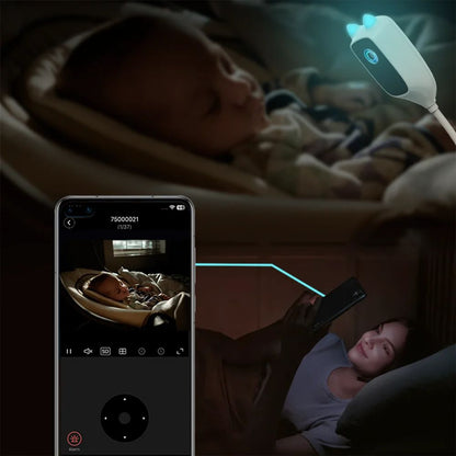 4MP 2K WiFi Indoor Baby Monitor With Cry Detection FullColor Night Vision 360 PanTilt And Motion Al 3