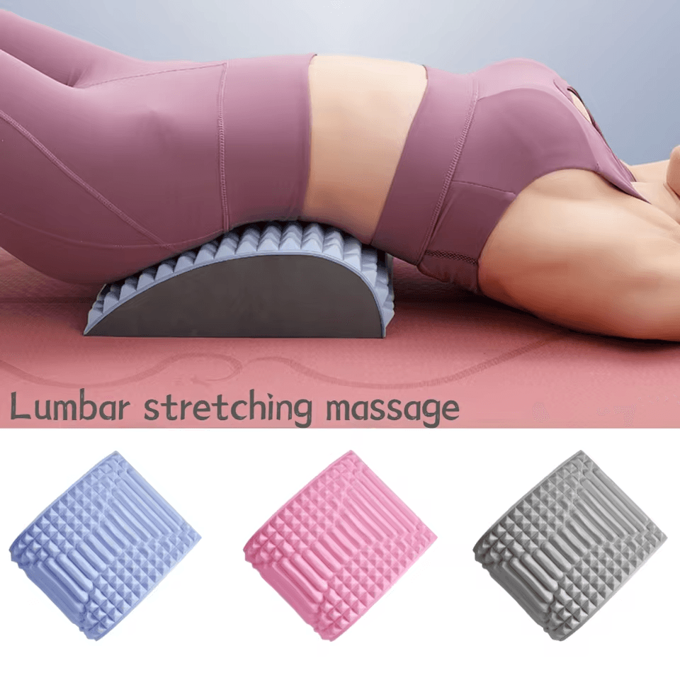 Back Stretcher Pillow For Neck And Lumbar Support Pain Relief Massager For Herniated Disc Sciatica  1