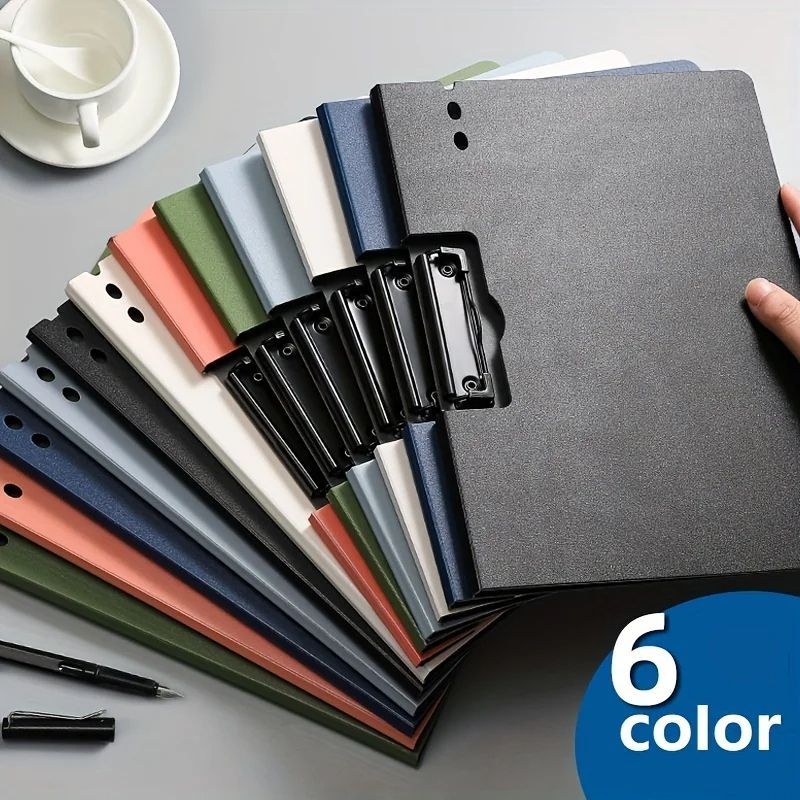 File Folders Documents Organizer Clipboard With Cover, Paper Folder For Business & School Stationery & Office Supplies