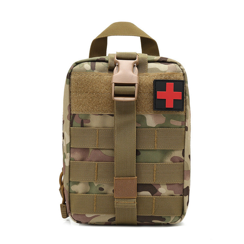 Tactical First Aid Kit Medical Bag for Emergency Outdoor, Hunting, & Camping MOLLE Survival Pouch Organizer