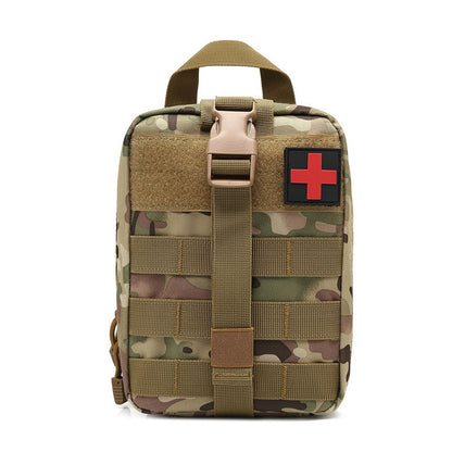 Tactical First Aid Kit Medical Bag for Emergency Outdoor, Hunting, & Camping MOLLE Survival Pouch Organizer