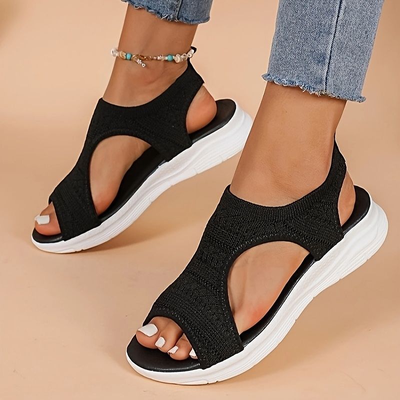ComfortFit Womens Wedge Platform Sandals Summer Casual Sport Style With Plus Size Options 3