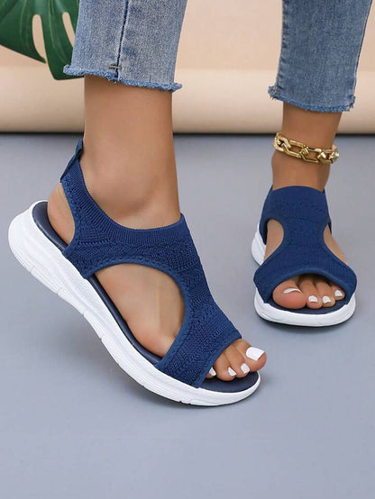 ComfortFit Womens Wedge Platform Sandals Summer Casual Sport Style With Plus Size Options 2