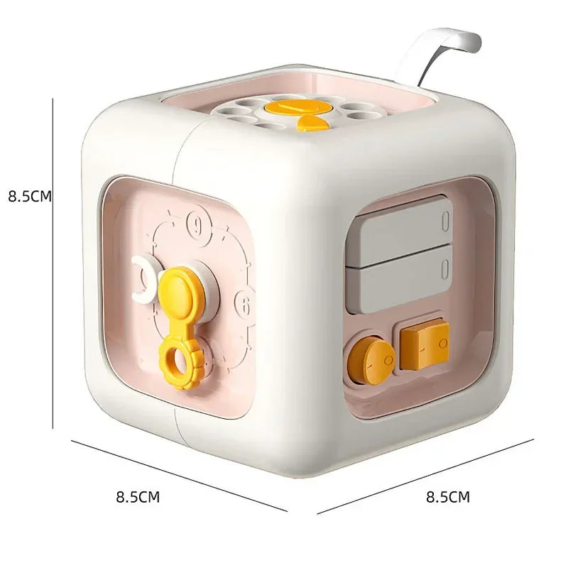 6 In 1 Montessori Educational Toys Sensory Busy Board Baby Practice Skills Drawer Cube Fidget Educa 5