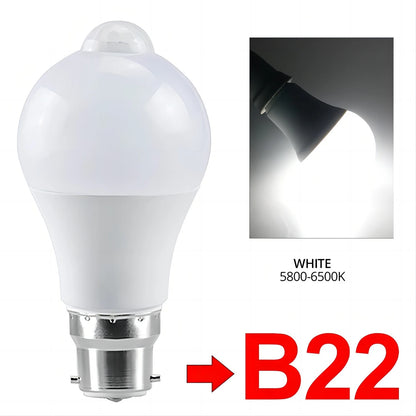 12W Smart LED Bulb With PIR Motion Sensor  Movement Detector Works In Dark Dusk To Dawn Security Li 6