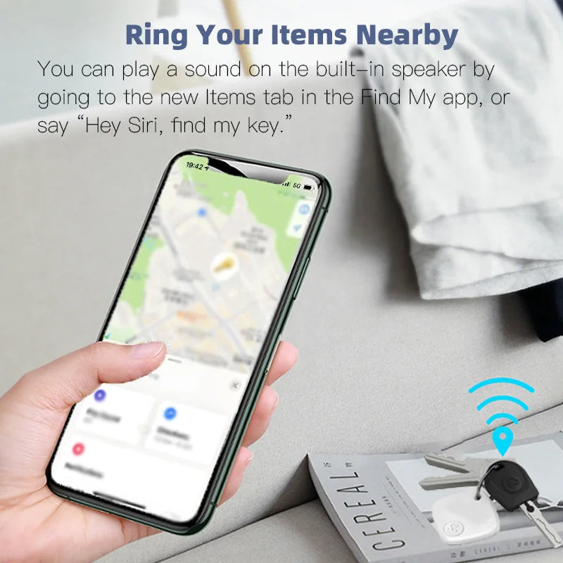 Bluetooth Mini Tracking Device For Apple Find My GPS Lost Tracker Anti Lost Alarm  Positioner 2