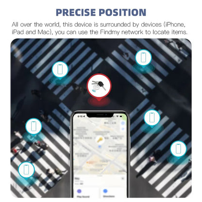 Bluetooth Mini Tracking Device For Apple Find My GPS Lost Tracker Anti Lost Alarm  Positioner 5