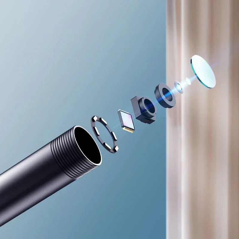 Mini Endoscope Camera For Android Waterproof Borescope With Adjustable LED Lights USBTypeC Adapter  4