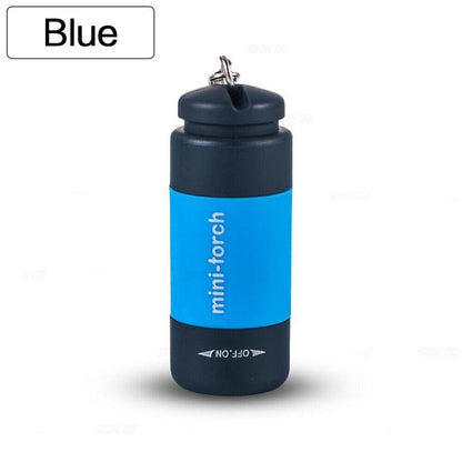 USB Rechargeable LED Keychain Flashlight Waterproof Strong Light PocketSized Mini Torch For Outdoor 7
