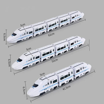 HighSpeed Electric Train Toy Car For Kids DIY Simulation Model With Sound  Light Educational Gift F 3