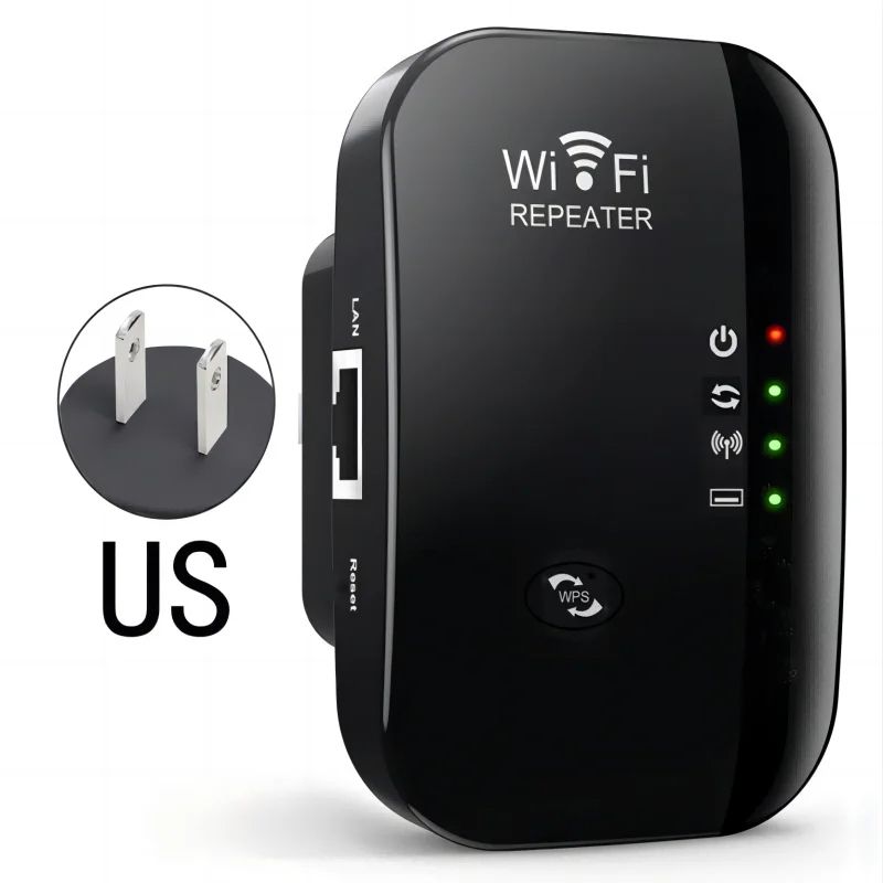 300Mbps WiFi Repeater Wireless Signal Amplifier  Extended Network Enhancer With US Plug For Home Ro 5