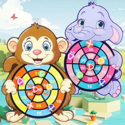 Montessori Baby Toy Sticky Ball Dart Board Indoor Educational Games For Children Kids Sports Throw  2