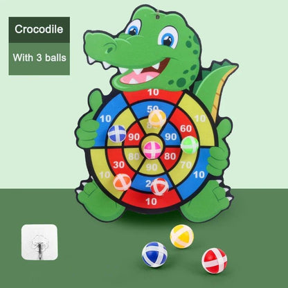 Montessori Baby Toy Sticky Ball Dart Board Indoor Educational Games For Children Kids Sports Throw  6