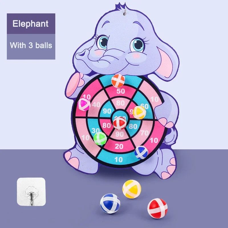 Montessori Baby Toy Sticky Ball Dart Board Indoor Educational Games For Children Kids Sports Throw  7