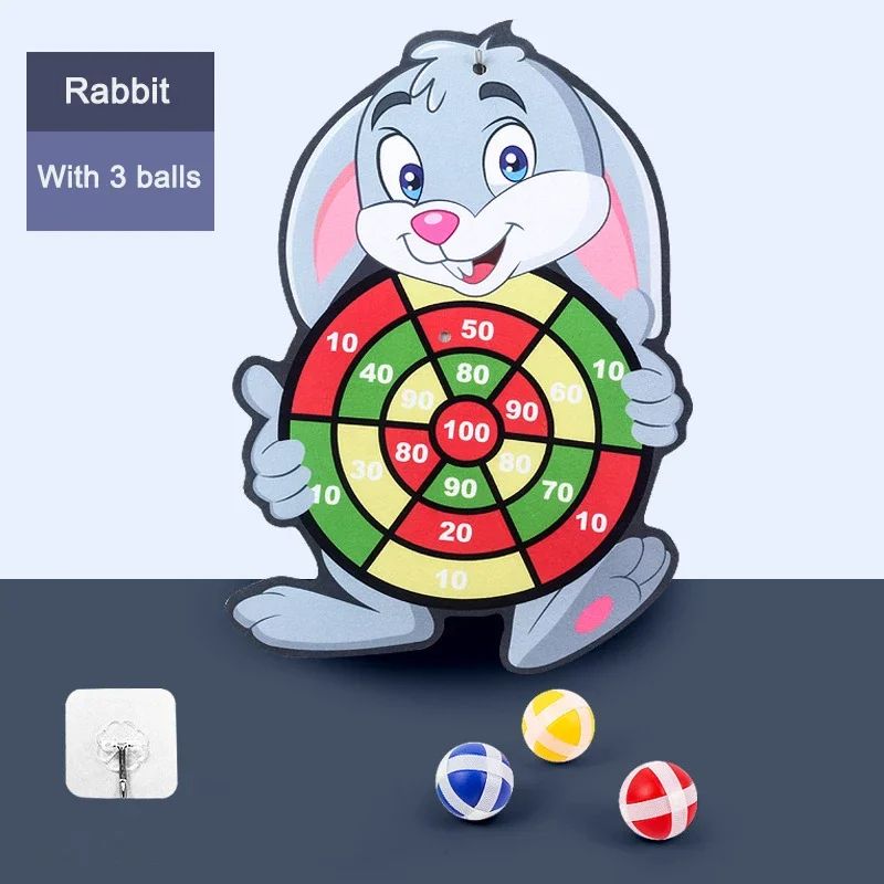 Montessori Baby Toy Sticky Ball Dart Board Indoor Educational Games For Children Kids Sports Throw  8