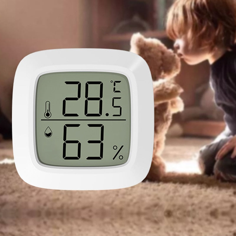 Digital Mini LCD Thermometer Hygrometer Accurate Indoor Temperature  Humidity Meter For Home Use 2
