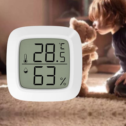 Digital Mini LCD Thermometer Hygrometer Accurate Indoor Temperature  Humidity Meter For Home Use 2