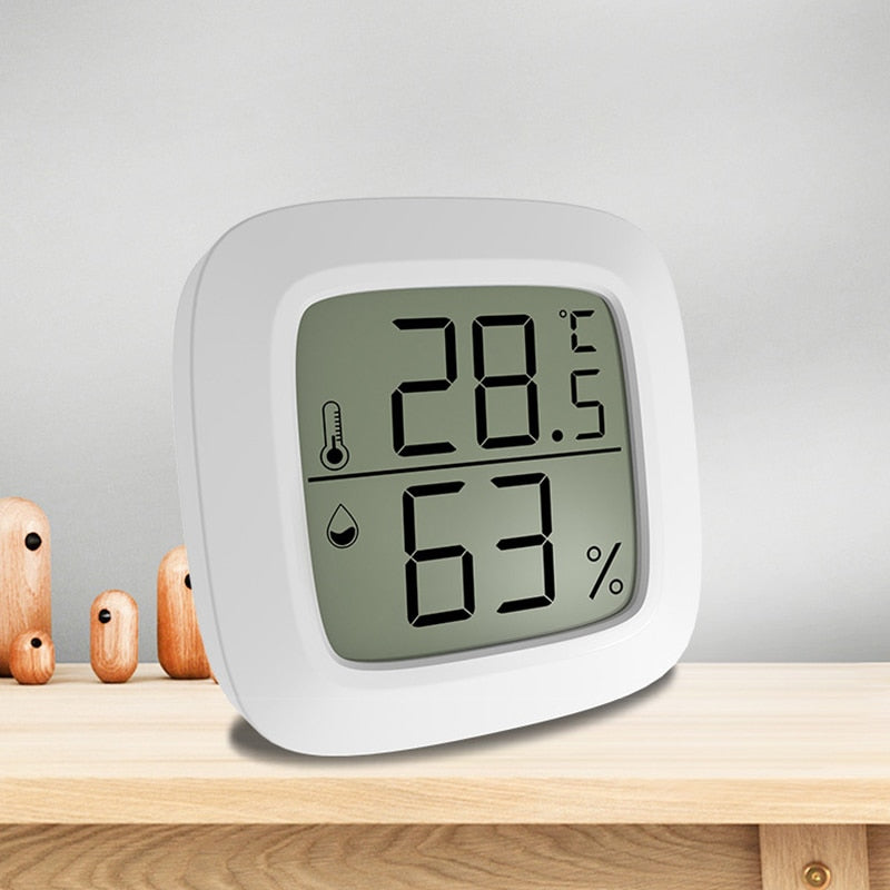 Digital Mini LCD Thermometer Hygrometer Accurate Indoor Temperature  Humidity Meter For Home Use 4