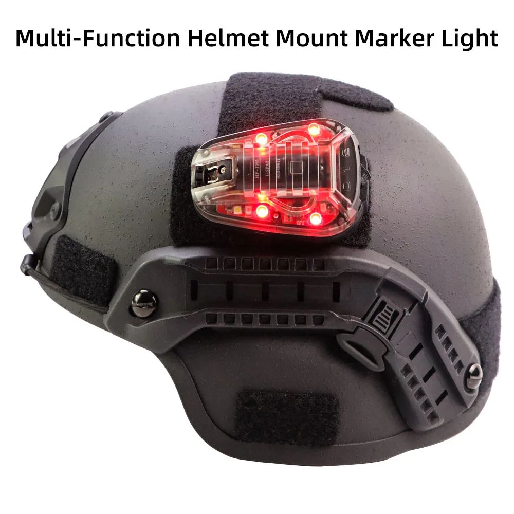 Tactical Helmet Light Survival Signal Lamp  IR  LED Strobe Identification Light For Airsoft  Outdoo 2