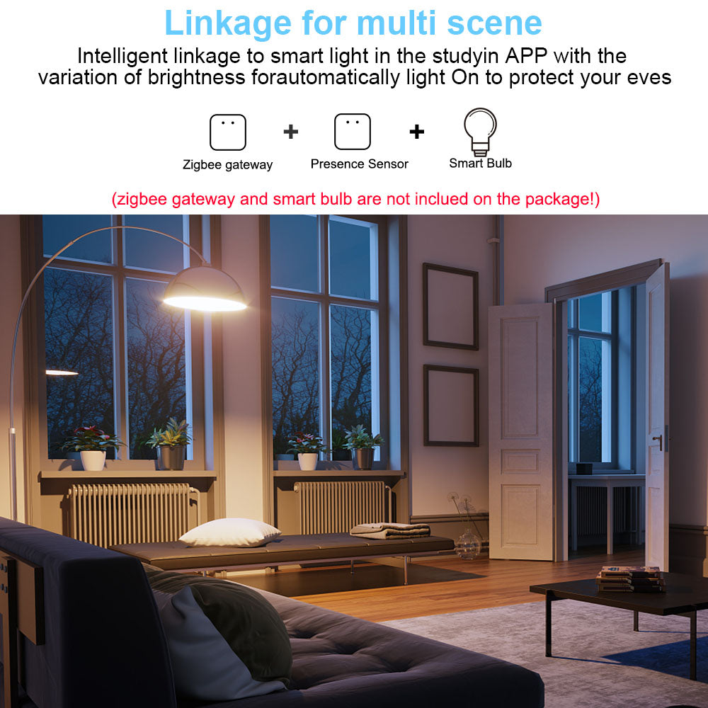 WiFi Smart Human Presence Sensor With MmWave Radar Luminance  Distance Detection Supports Home Assi