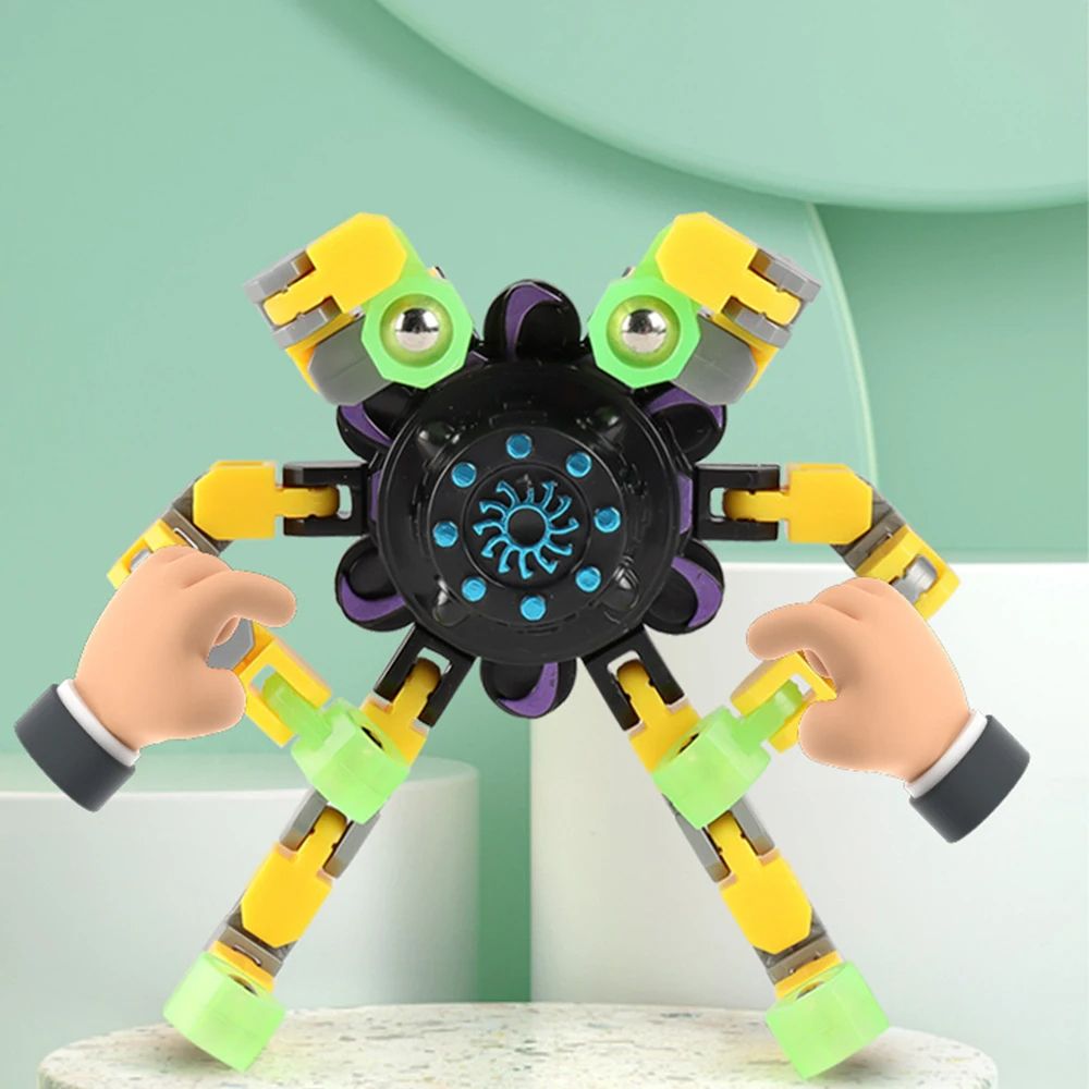 Transformable Deformed Spinner Chain Toys Antistress Hand Spinner For Kids Adults Sensory Gyro Gift 2
